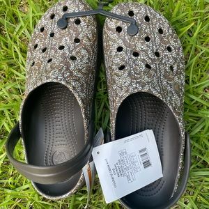 RARE Collector NWT Crocs Unisex Crocband Cable Knit Clog Espresso Sz M9/ W11